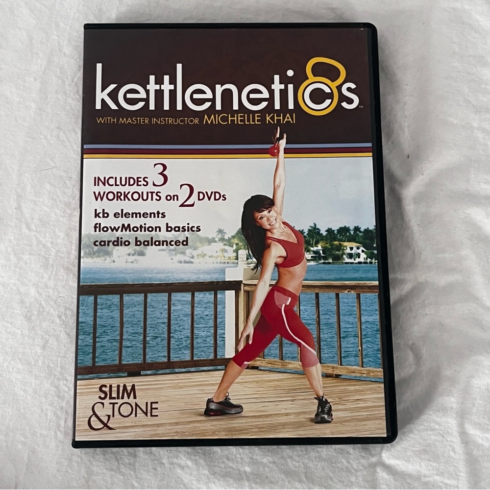 Kettlenetics Slim and Tone - 3 kBell Workouts On 2 DVDs Fitness Exercise Khai